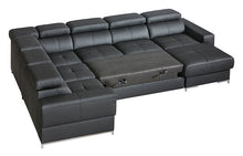 Load image into Gallery viewer, BELGRAD U-Shape Modern Corner Sofa Bed | 3860mm X 2130mm | Many upholstery materials!