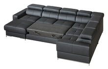 Load image into Gallery viewer, BELGRAD U-Shape Modern Corner Sofa Bed | 3860mm X 2130mm | Many upholstery materials!