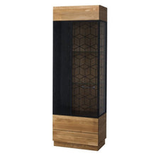 Załaduj obraz do przeglądarki galerii, 1 Witryna na drzwiach (L) - MOZAIKA | Solidne szczotkowane drewno