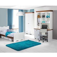 Załaduj obraz do przeglądarki galerii, Przedłużenie biurka z 1 szufladą - PRINCESSA | Solidne drewno