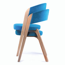 Load image into Gallery viewer, Stylish Upholstered Stacking Chair ARGO | solid beech wood