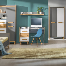 Załaduj obraz do przeglądarki galerii, Stylowe i nowoczesne biurko - WERSO | płyta wiórowa laminowana