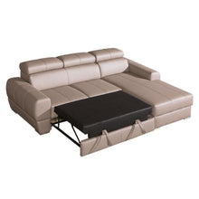 Load image into Gallery viewer, VENTURO Modern Corner Sofa Bed | 2510mm X 1670mm | Variety of leathers & fabrics to choose