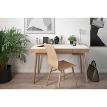 Load image into Gallery viewer, Set of Desk OMNI & X-Chair | Solid Oak Wood