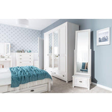 Load image into Gallery viewer, 4 Door Wardrobe With 2 Drawers - MADISON | solid birch wood