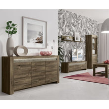 Załaduj obraz do przeglądarki galerii, Stylowy 3-drzwiowy kredens - BELVEDER | Płyta meblowa