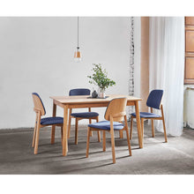 Load image into Gallery viewer, Scandinavian Modern Extedable Table LOREM | Solid Oak Wood