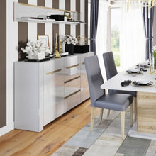 Load image into Gallery viewer, Modern 2 Door Sideboard & 4 Drawers - ICE | laminated furniture board
