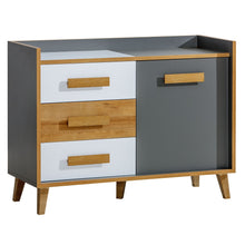 Załaduj obraz do przeglądarki galerii, Stylowy duży kredens - WERSO | płyta wiórowa laminowana
