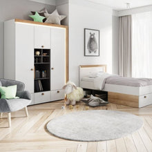 Załaduj obraz do przeglądarki galerii, Stylowa szafa 3-drzwiowa - RIVA | Płyta meblowa laminowana