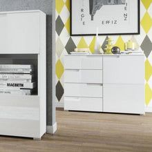 Load image into Gallery viewer, Modern 1 Door & 4 Drawer Sideboard - SELENE | laminated chipboard