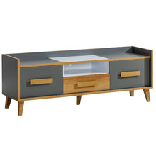 Załaduj obraz do przeglądarki galerii, Stylowa nowoczesna szafka pod telewizor - WERSO | płyta wiórowa laminowana