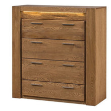 Załaduj obraz do przeglądarki galerii, Kredens z 4 szufladami - VELVET | Lite drewno dębowe