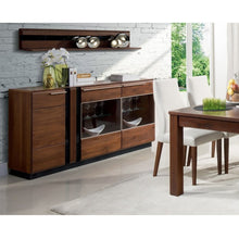 Załaduj obraz do przeglądarki galerii, Duży 3-drzwiowy kredens - PORTI | Płyta wiórowa