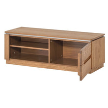 Załaduj obraz do przeglądarki galerii, Stylowa 1-drzwiowa szafka RTV - CZARNOGÓRA | Płyta meblowa