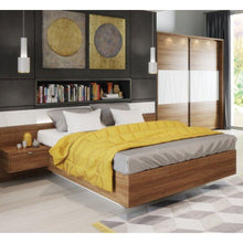 Załaduj obraz do przeglądarki galerii, Stylowe łóżko - ZEFIR | Płyta wiórowa