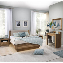 Load image into Gallery viewer, Stylish Lift Bed - VELVET | Solid Oak Wood