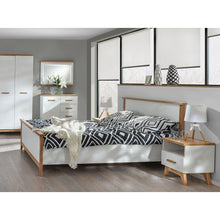 Załaduj obraz do przeglądarki galerii, Nowoczesne duże łóżko - SVEN | płyta wiórowa laminowana