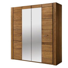 Load image into Gallery viewer, 4 Door Wardrobe - VELVET | Solid Oak Wood