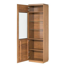 Załaduj obraz do przeglądarki galerii, Stylowa witryna 1-drzwiowa (L) - CZARNOGÓRA | Płyta meblowa