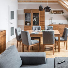 Załaduj obraz do przeglądarki galerii, Stylowa 2-drzwiowa witryna - CZARNOGÓRA | Płyta meblowa