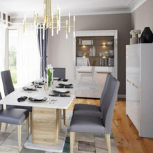 Załaduj obraz do przeglądarki galerii, Nowoczesna 2-drzwiowa witryna - ICE | laminowana płyta meblowa