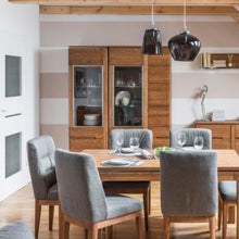 Załaduj obraz do przeglądarki galerii, Stylowa witryna 1-drzwiowa (P) - CZARNOGÓRA | Płyta meblowa