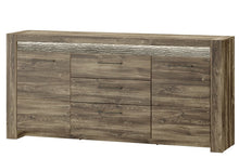 Załaduj obraz do przeglądarki galerii, EASTWOODS | Stylish Wood 2 Door, 3 Drawer Sideboard - BELVEDER Collection! | 2020 - EASTWOODS