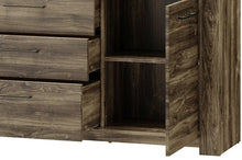 Załaduj obraz do przeglądarki galerii, EASTWOODS | Stylish Wood 2 Door, 3 Drawer Sideboard - BELVEDER Collection! | 2020 - EASTWOODS