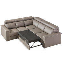 Load image into Gallery viewer, TERRACE Large Modern Corner Sofa Bed | 2610mm X 2410mm | Many upholstery materials |