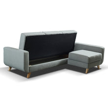 Load image into Gallery viewer, ALFRED Small Unique Corner Sofa Bed | 2280mm X 1500mm | Many upholstery materials