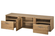 Załaduj obraz do przeglądarki galerii, EASTWOODS |  Modern Solid Wood 1 Door TV Unit & 2 Drawers - LOCARNO Collection! | 2020 - EASTWOODS