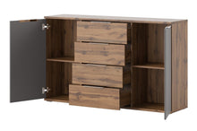 Załaduj obraz do przeglądarki galerii, EASTWOODS |  Modern Solid Wood 2 Door & 4 Drawer Sideboard - LIVORNO Collection! | 2020 - EASTWOODS