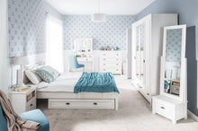 Załaduj obraz do przeglądarki galerii, EASTWOODS |  Modern Solid Wood Floor Mirror With 1 Drawer - MADISON Collection! | 2020 - EASTWOODS