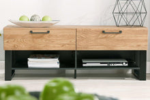Load image into Gallery viewer, EASTWOODS |  Modern Solid Wood TV Unit With 2 Drawers  - MOSAIC Collection! | 2020 - EASTWOODS