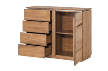 Załaduj obraz do przeglądarki galerii, EASTWOODS |  Stylish Wooden 1 Door Sideboard & 4 Drawers - MONTENEGRO Collection! | 2020 - EASTWOODS