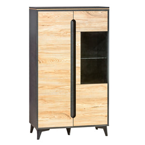 Unique Display Cabinet - GAPPA | BLACK | laminated chipboard