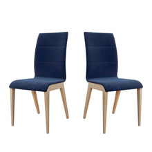 Load image into Gallery viewer, Set of 2 Upholstered Chairs QUADRO | Solid Beech Wood