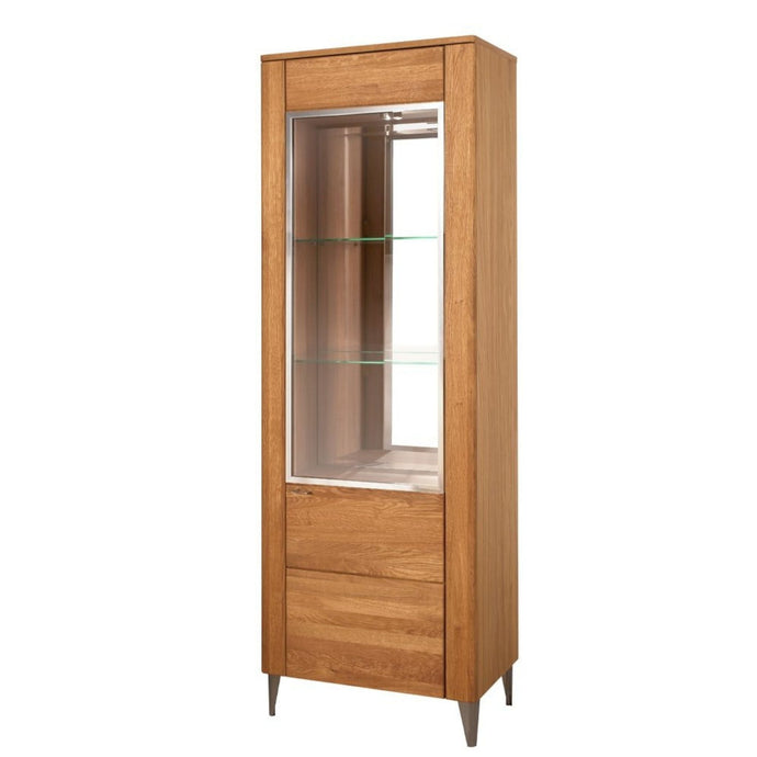 1 Door Display Unit (L)  - LATINA | Solid Oak Wood