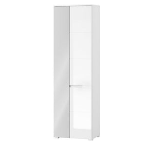 Modern 2 Door Cabinet With Mirror - SELENE | laminated chipboard