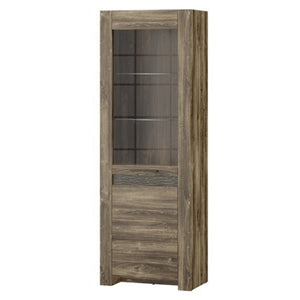 Stylowa witryna na 1 drzwi - BELVEDER | Płyta meblowa