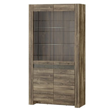 Load image into Gallery viewer, Stylish Large 2 Door Display Cabinet - BELVEDER | Furniture Board