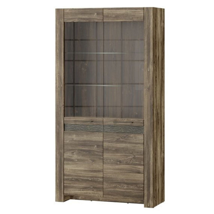 Stylish Large 2 Door Display Cabinet - BELVEDER | Furniture Board