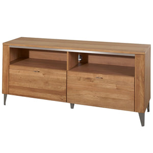 2 drawers TV UNIT - LATINA | Solid Oak Wood