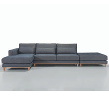 Load image into Gallery viewer, AMBRA Corner Sofa with pouf | Many Fabrics To Choose From