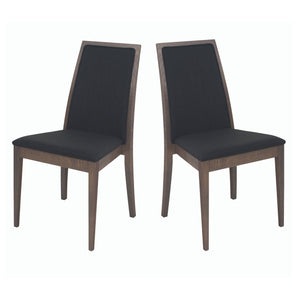 Set of 2 Upholstered Chairs SEVA | Solid Oak Wood