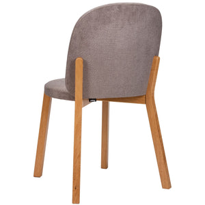 Set of 2 Upholstered  Chairs DOT  | Solid Oak Wood