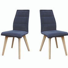 Load image into Gallery viewer, Set of 2 Upholstered Chairs SANA | Solid Oak Wood