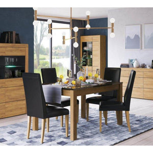 Simple Upholstered Chair KAMA | Solid Wood