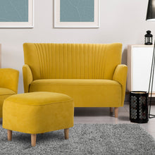 Load image into Gallery viewer, CAVE 2 seater Sofa | Available In Different Colored Fabric Or Ecoleather
